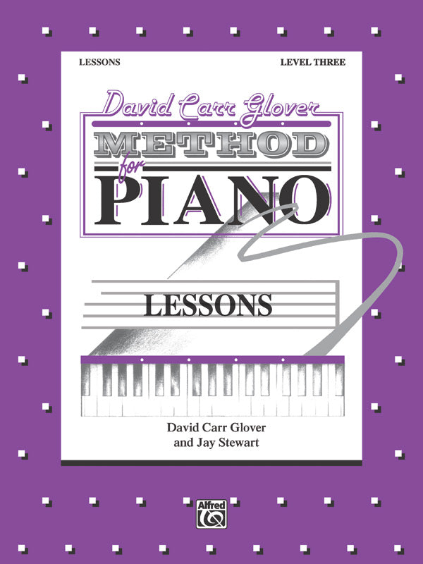David Carr Glover Method for Piano: Lessons, Level 3 Sheet Music Preview