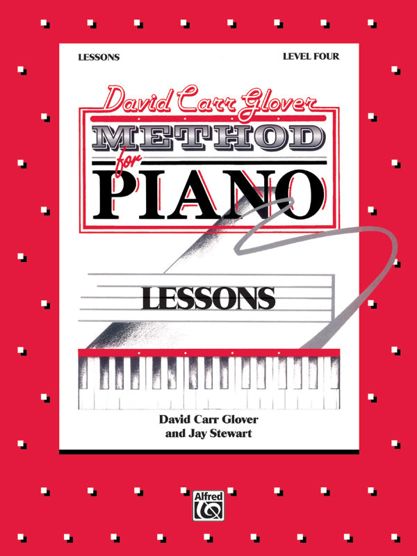 David Carr Glover Method for Piano: Lessons, Level 4 Sheet Music Preview