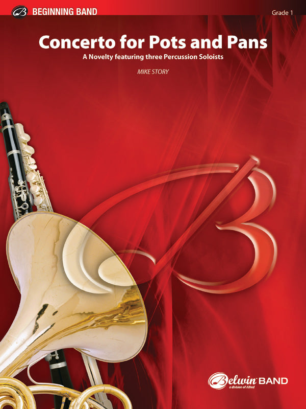 Concerto for Pots and Pans: E-flat Baritone Saxophone Sheet Music Preview