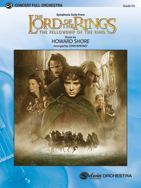 The Lord of the Rings: The Fellowship of the Ring, Symphonic Suite from: 1st B-flat Clarinet Sheet Music Preview