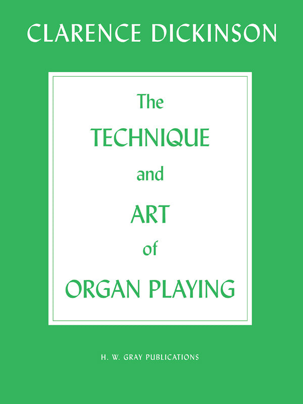 Technique and Art of Organ Playing Cover Image