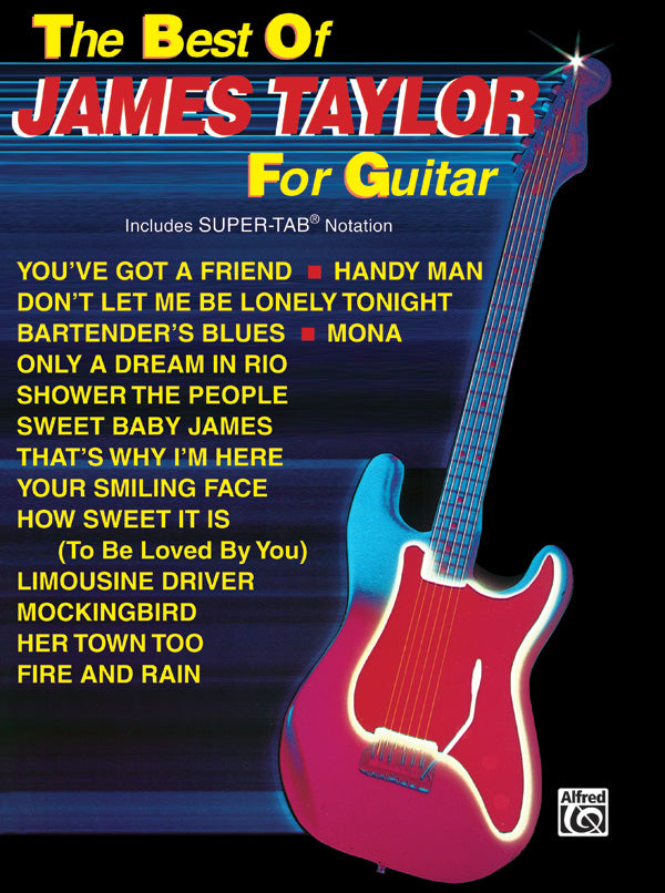 The Best of James Taylor for Guitar Cover Image