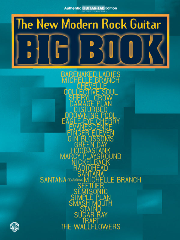 The New Modern Rock Guitar Big Book Cover Image