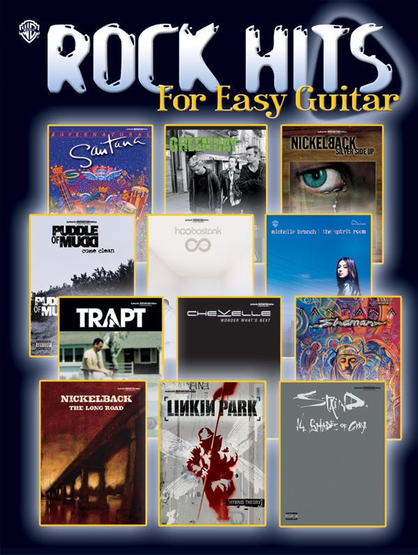 Rock Hits for Easy Guitar Cover Image