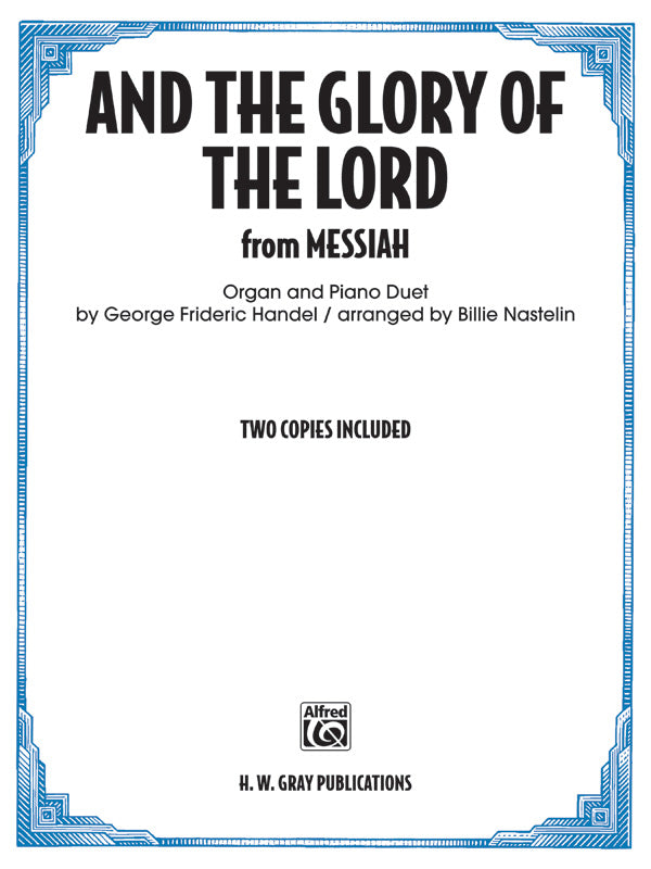 And the Glory of the Lord (from <I>Messiah</I>) Cover Image