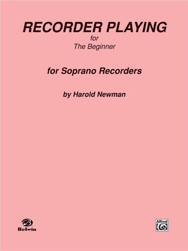 Recorder Playing for the Beginner (Soprano) Cover Image