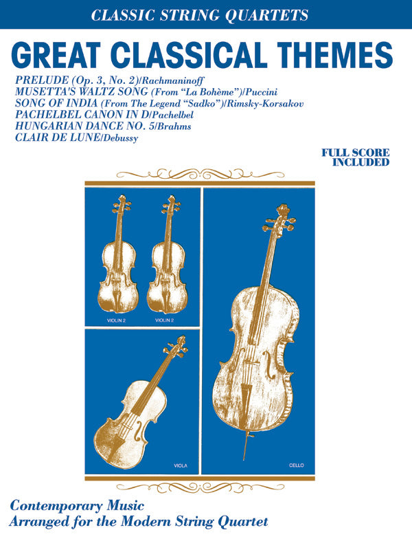 Great Classical Themes: Cello Sheet Music Preview