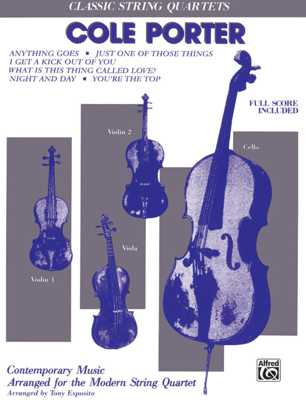 Cole Porter (Classic String Quartets): Cello Sheet Music Preview