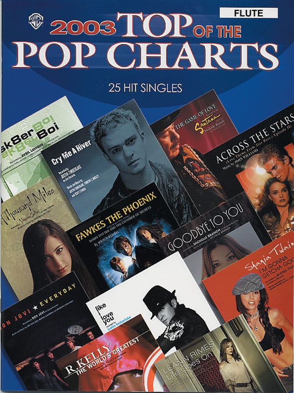 2003 Top of the Pop Charts: 25 Hit Singles Cover Image