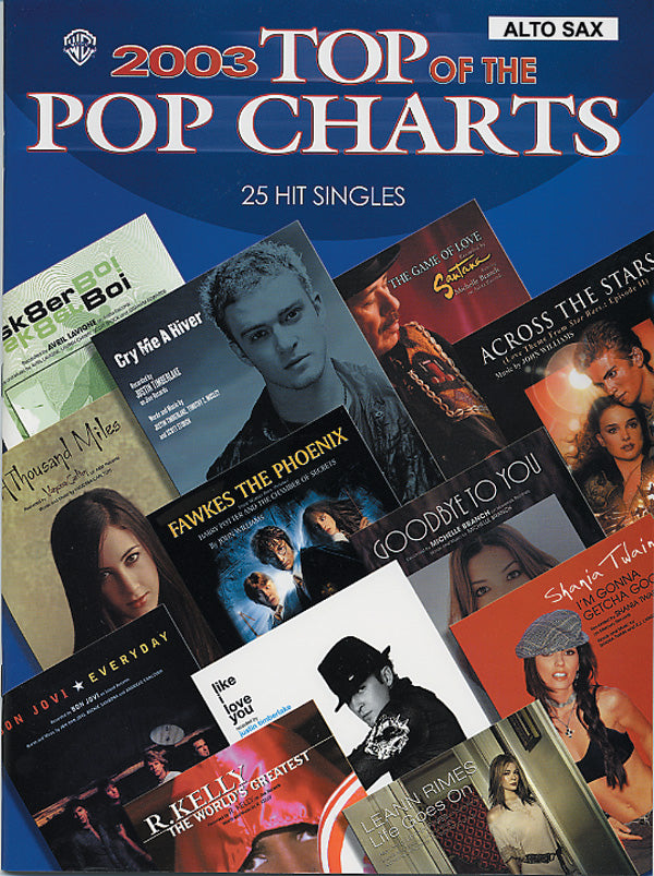 2003 Top of the Pop Charts: 25 Hit Singles Cover Image