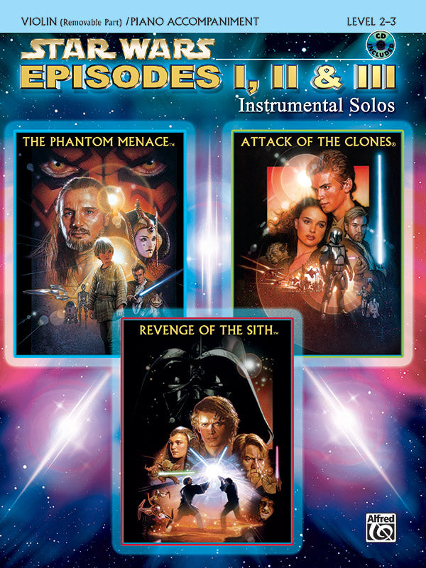 Star Wars®: Episodes I, II & III Instrumental Solos for Strings Cover Image