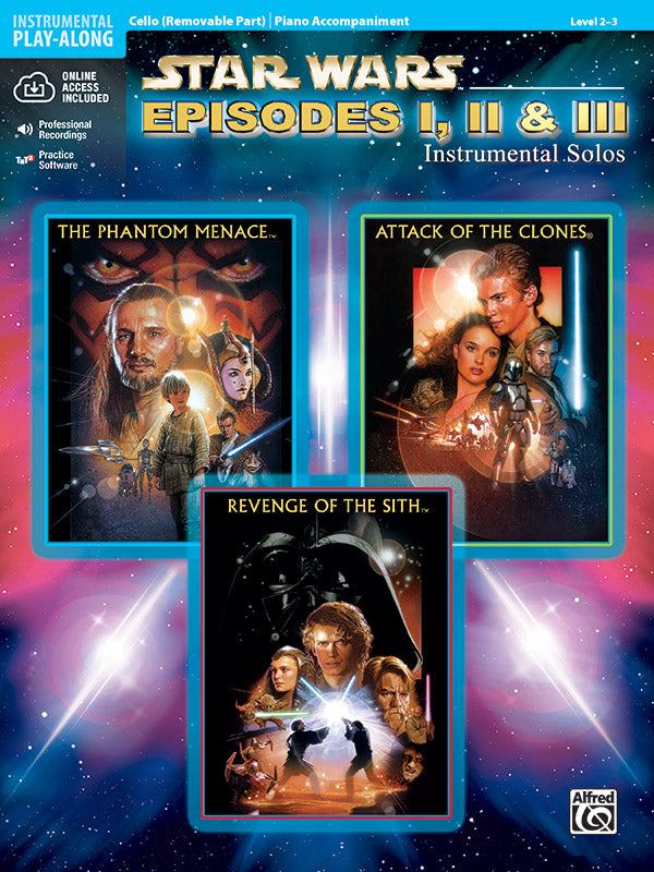 Star Wars®: Episodes I, II & III Instrumental Solos for Strings Cover Image