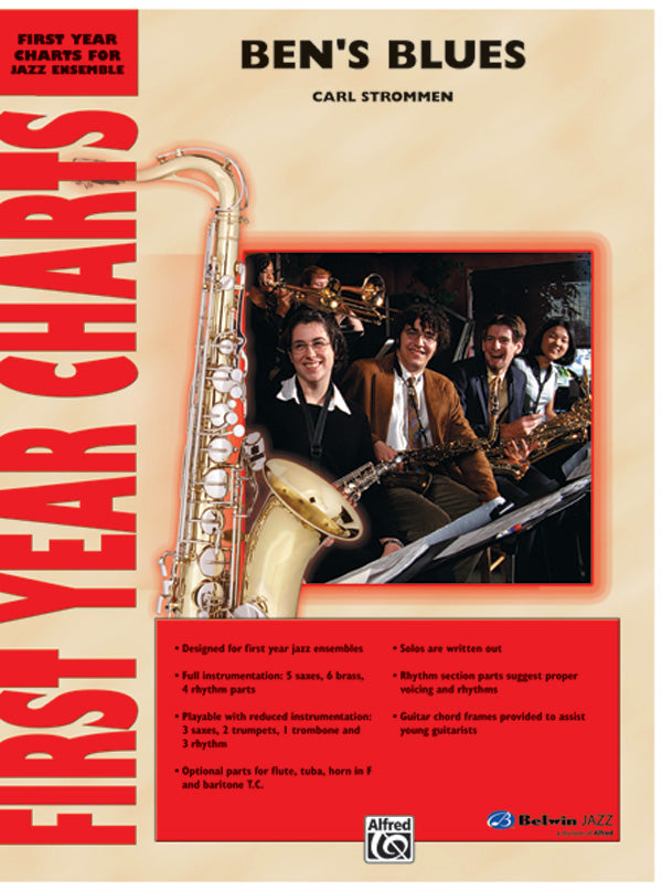 Ben's Blues: E-flat Alto Saxophone Sheet Music Preview