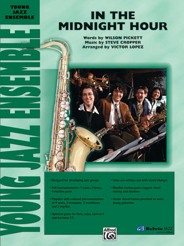 In the Midnight Hour: B-flat Tenor Saxophone Sheet Music Preview