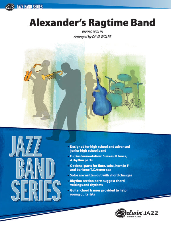 Alexander's Ragtime Band: 2nd B-flat Tenor Saxophone Sheet Music Preview