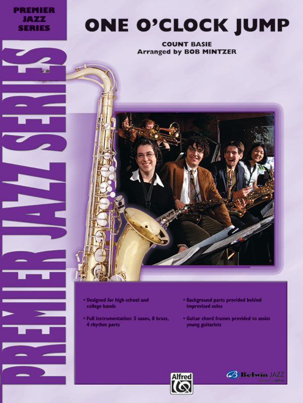 One O'Clock Jump: E-flat Baritone Saxophone Sheet Music Preview