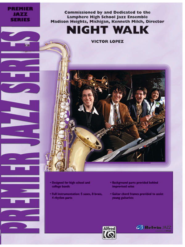 Night Walk: String Bass Sheet Music Preview