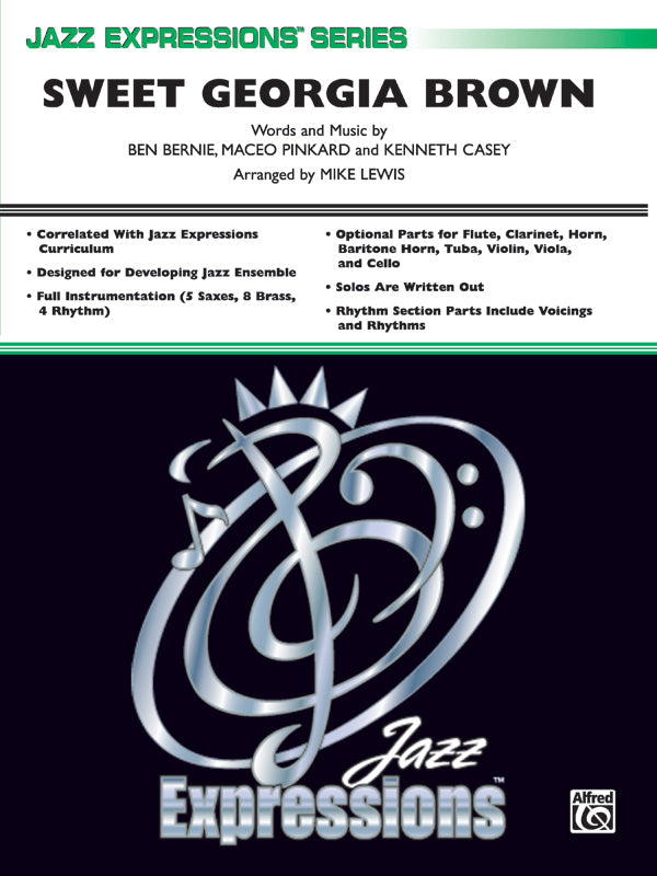 Sweet Georgia Brown: 2nd B-flat Tenor Saxophone Sheet Music Preview