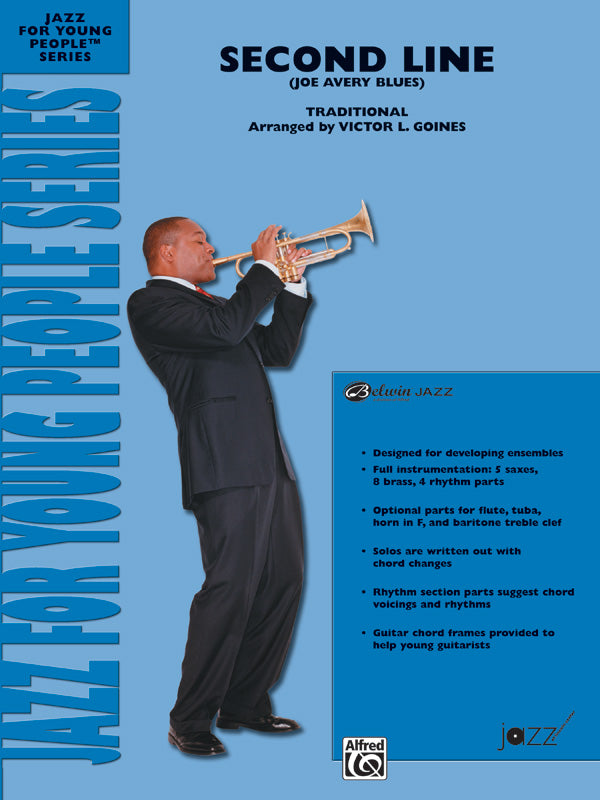 Second Line (Joe Avery Blues): 2nd Trombone Sheet Music Preview