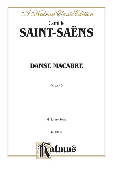 Danse Macabre, Opus 40 Cover Image