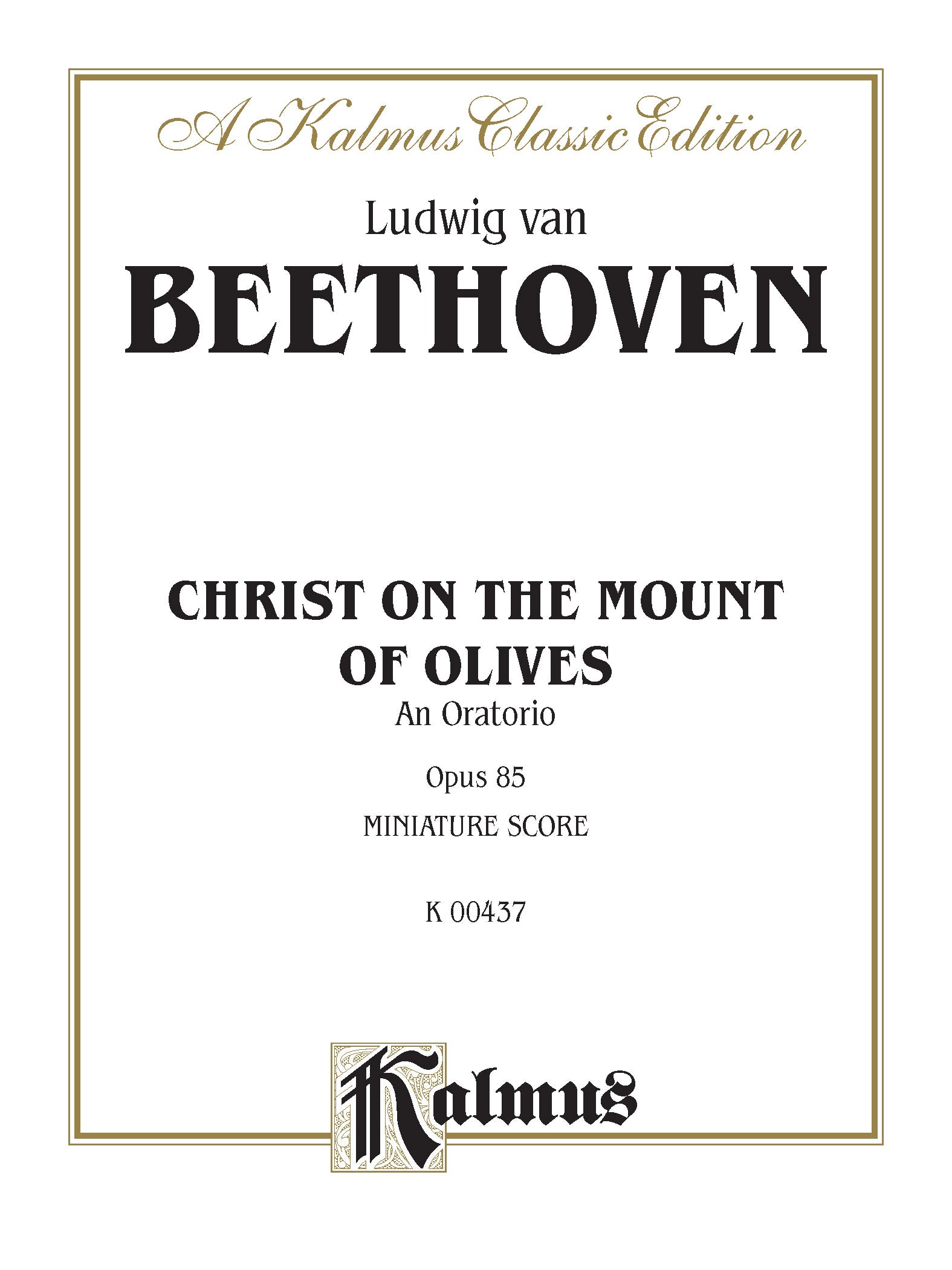 Christ on the Mount of Olives (Christus am Oelberge) Cover Image