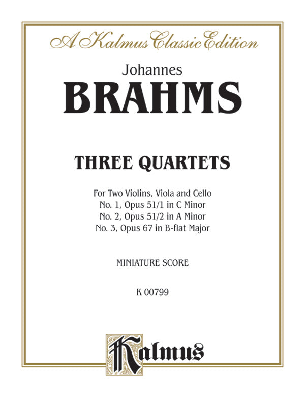 String Quartets: Opus 51, Nos. 1 & 2, Opus 67 Cover Image