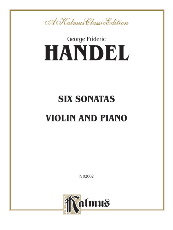 Six Sonatas Cover Image