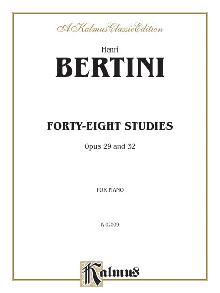 Forty-eight Studies, Opus 29 & 32 Cover Image
