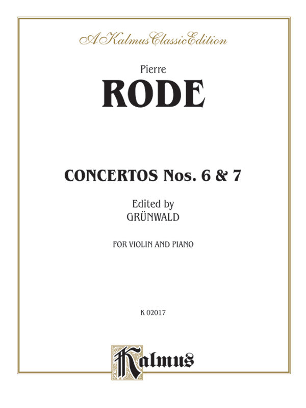 Concertos Nos. 6 and 7 Cover Image
