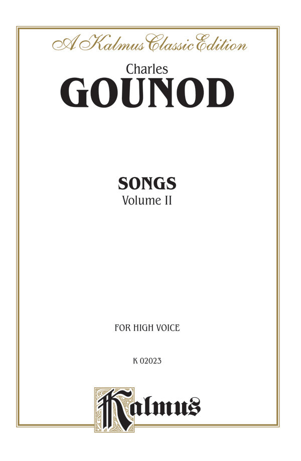 Songs, Volume II Cover Image