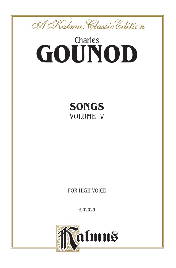 Songs, Volume IV Cover Image