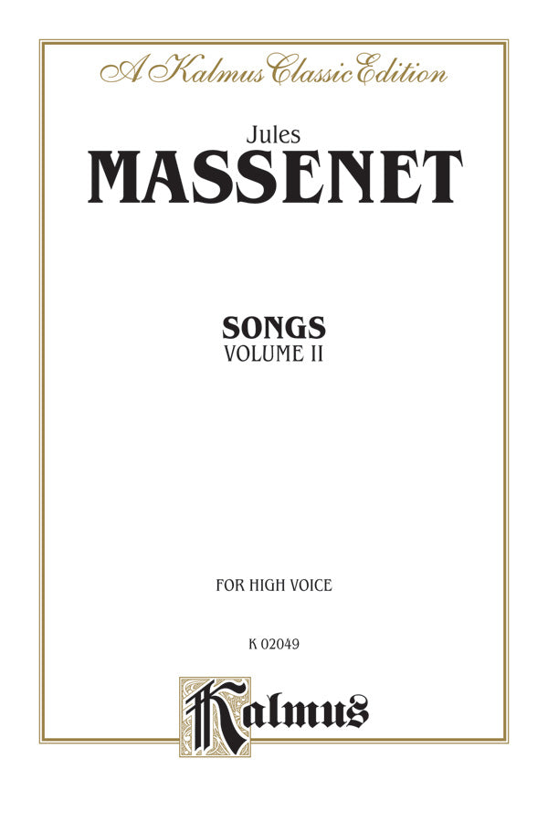 Songs, Volume II Cover Image