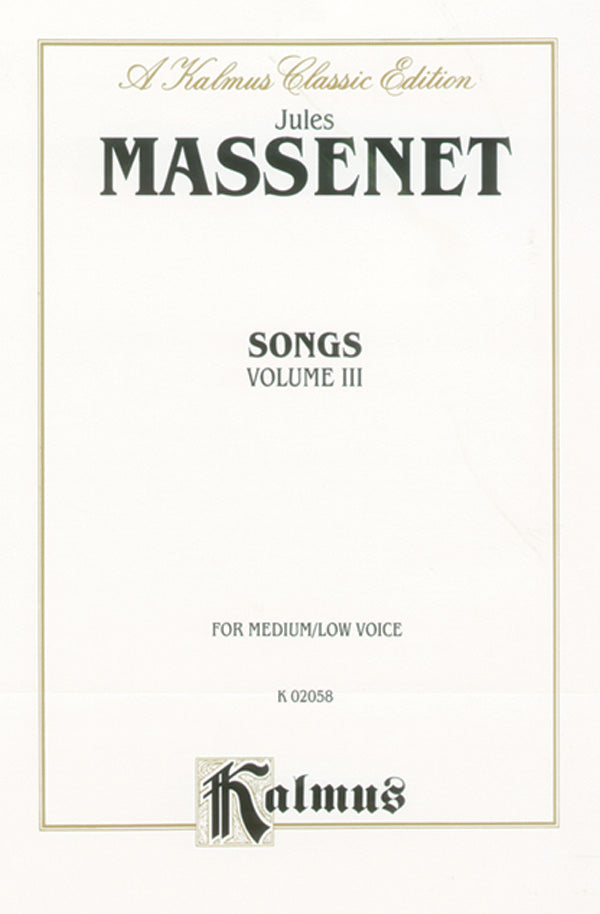 Songs, Volume III Cover Image