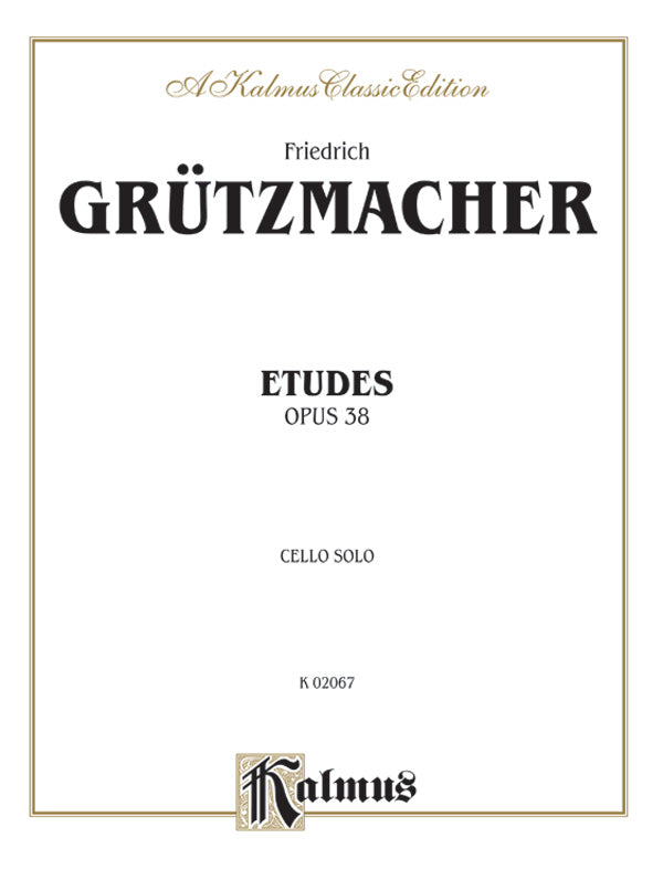 Etudes, Opus 38 Cover Image