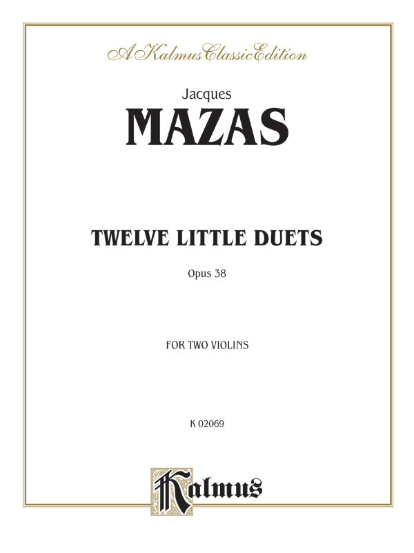 Mazas: Twelve Little Duets, Op. 38 Sheet Music Preview