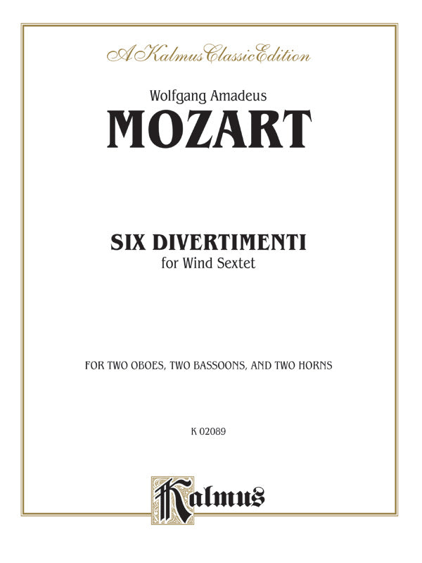 Six Divertimenti Cover Image