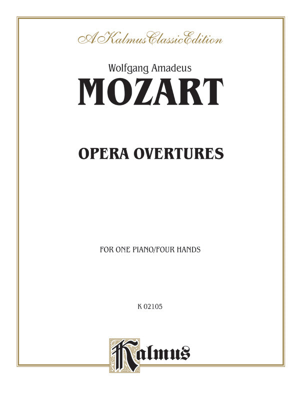 Mozart: Opera Overtures (Arrangements) Sheet Music Preview