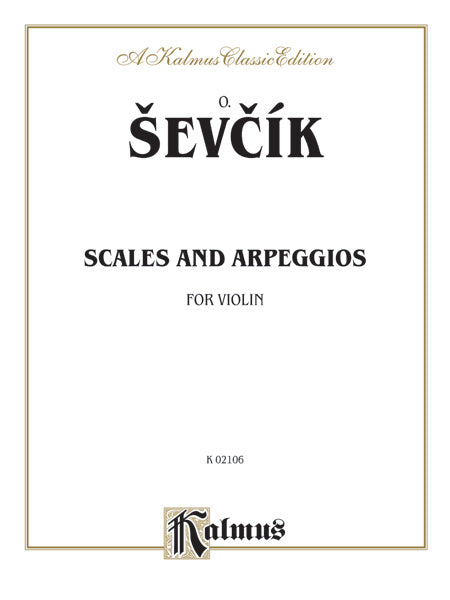 Sevcík: Sevcík for Violin (Scales and Arpeggios) Sheet Music Preview