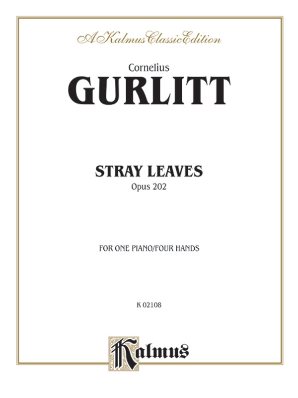 Stray Leaves, Opus 202 Cover Image