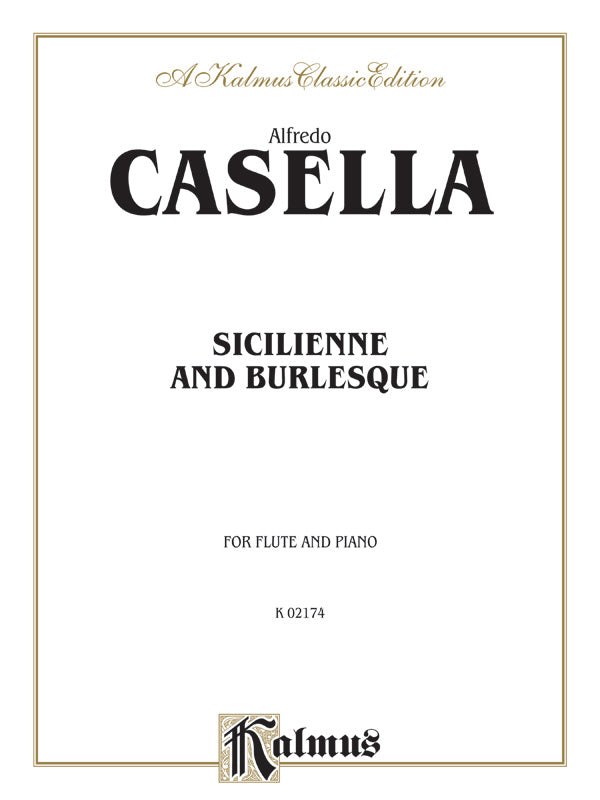 Sicilienne and Burlesque Cover Image