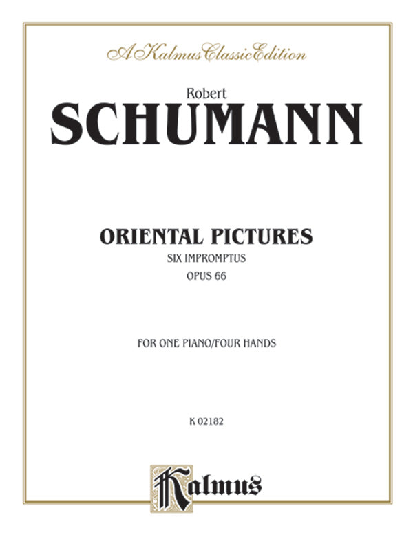 Oriental Pictures (Six Impromptus, Opus 66) Cover Image