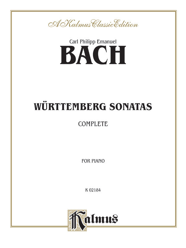Bach: The Württenburg Sonatas (Complete) Sheet Music Preview