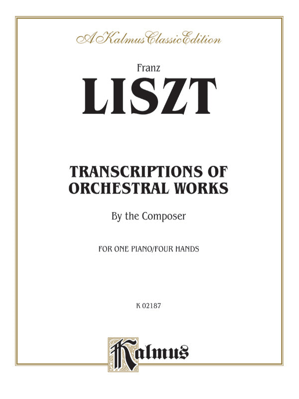 Transcriptions of Orchestral Works Cover Image