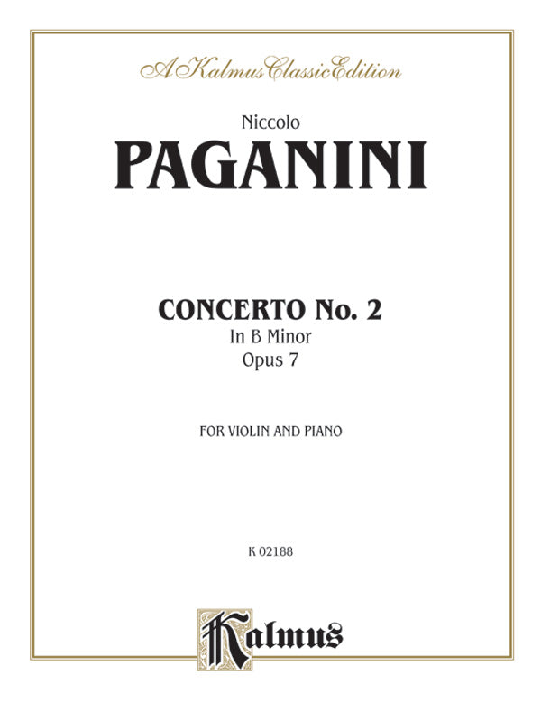 Concerto No. 2 in B Minor, Opus 7 Cover Image