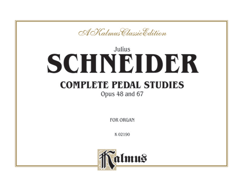 Complete Pedal Studies, Opus 48 and 67 Cover Image