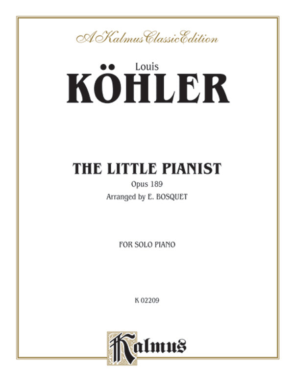 The Little Pianist, Opus 189 Cover Image