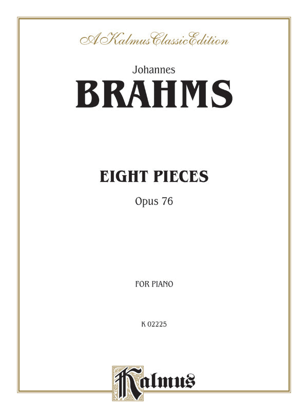 Eight Pieces, Opus 76 Cover Image