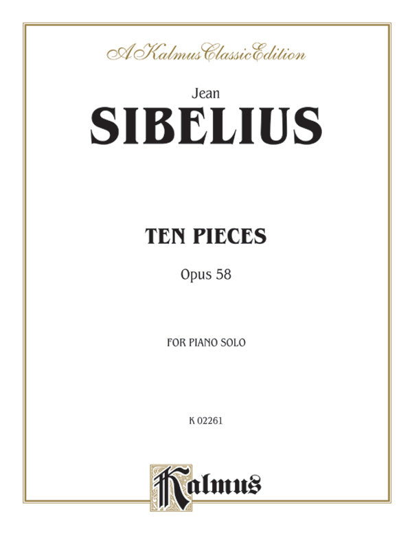 Ten Pieces, Opus 58 Cover Image