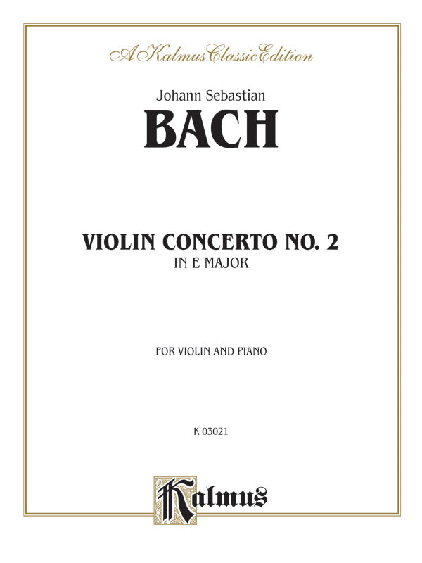 Violin Concerto No. 2 in E Major Cover Image
