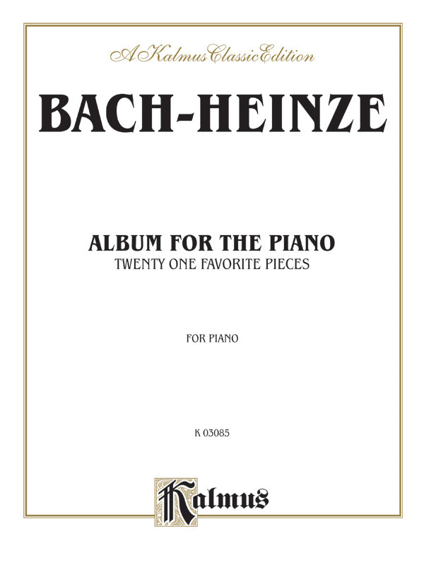 Album for the Piano Cover Image